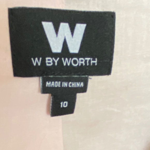 W By Worth, Size 10 Sleeveless Dress with Matching Jacket - NEW, Navy & Pink - Picture 7 of 14